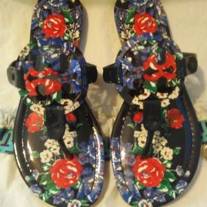 COPY - Tory Burch Miller logo leather  Sandals (Authentic) New